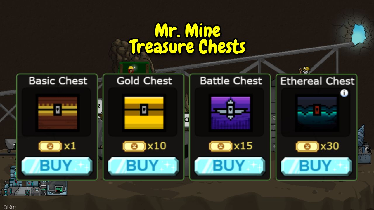 All About Mr. Mine Treasure Chests Finding, Collecting, and Compressing