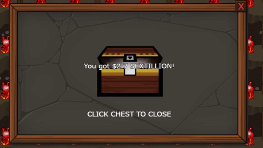 Opening a Basic Chest in Mr. Mine