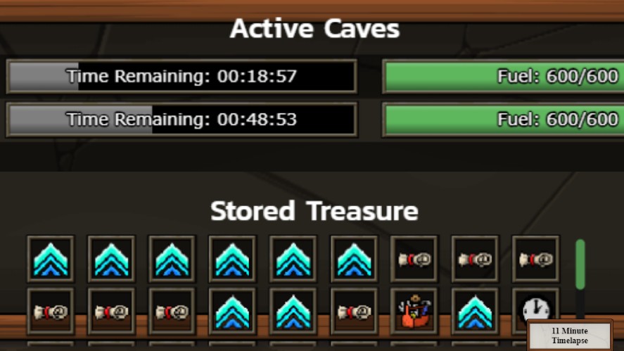 Timelapses from a Mr. Mine cave