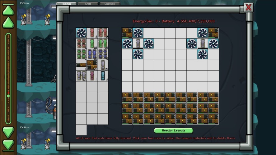An example of the Reactor layout