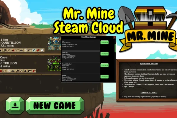 How to Use Steam Cloud Backups in Mr. Mine Idle