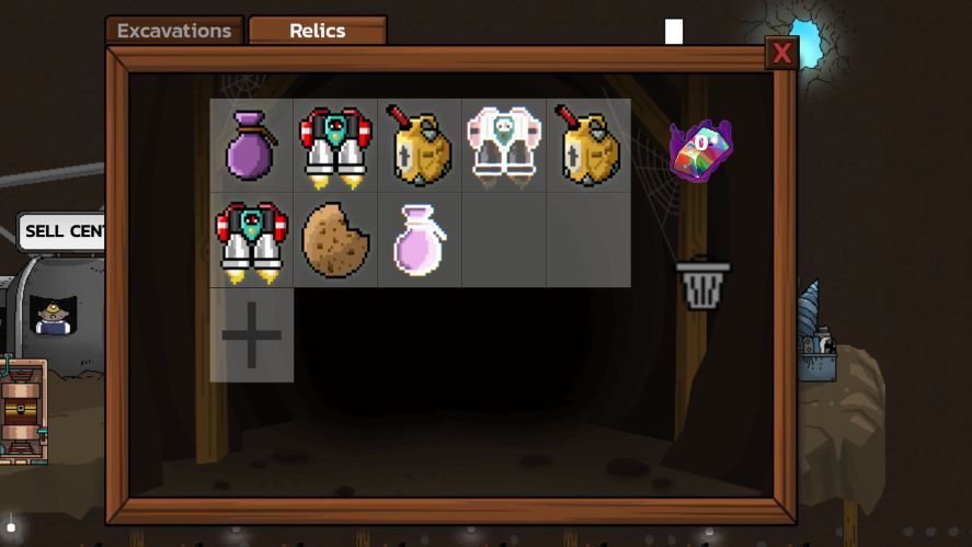 Mr. Mine relic inventory
