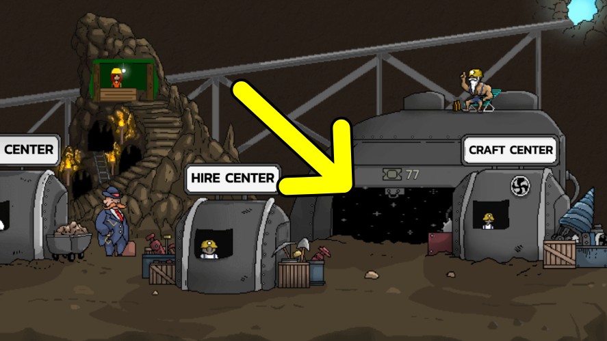 The Garage in Mr. Mine