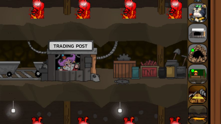 The Trading Post building in Mr. Mine