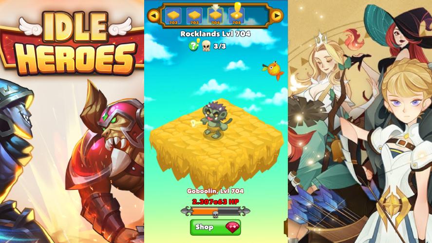 Clicker Heroes, Idle Heroes, and AFK Arena