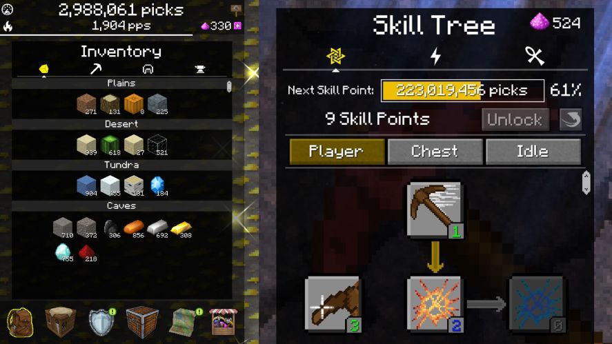 Pick Crafter gameplay