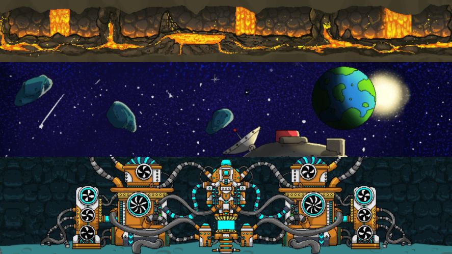 The Core, The Moon, Reactor, and Buff Lab
