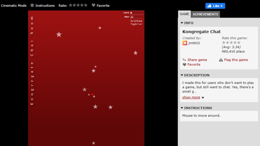 Kongregate Chat game