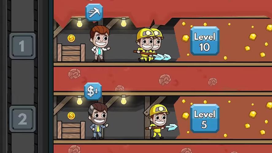 Idle Miner Tycoon gameplay
