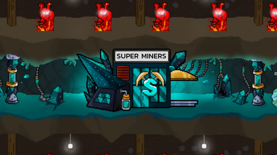The Super Miner building at 10km in Mr. Mine