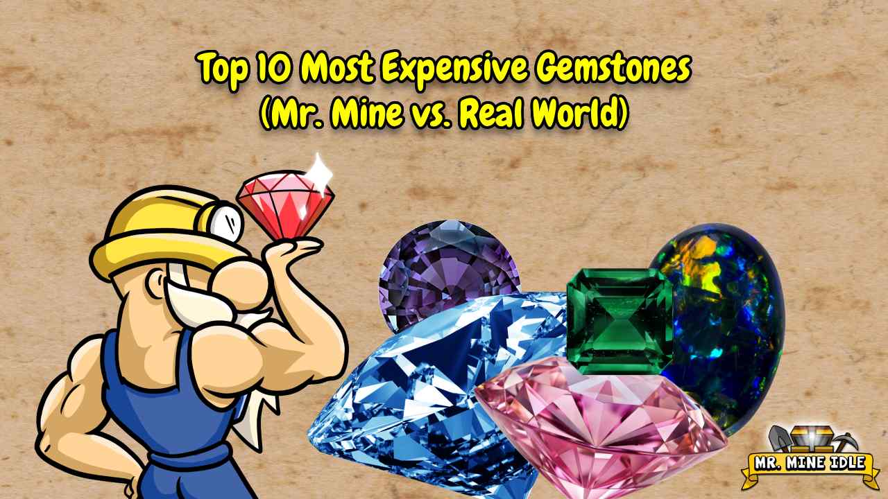 Top 10 Most Expensive Gemstones (Mr. Mine vs. Real World)