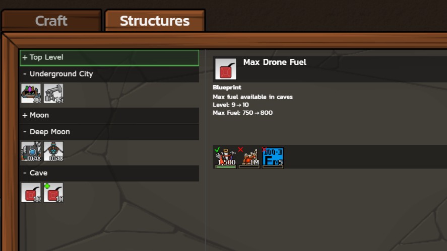 Managing Building Materials in Mr. Mine