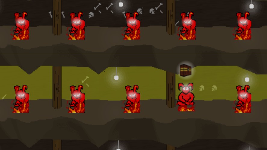 Miners find a treasure chest in the mineshaft