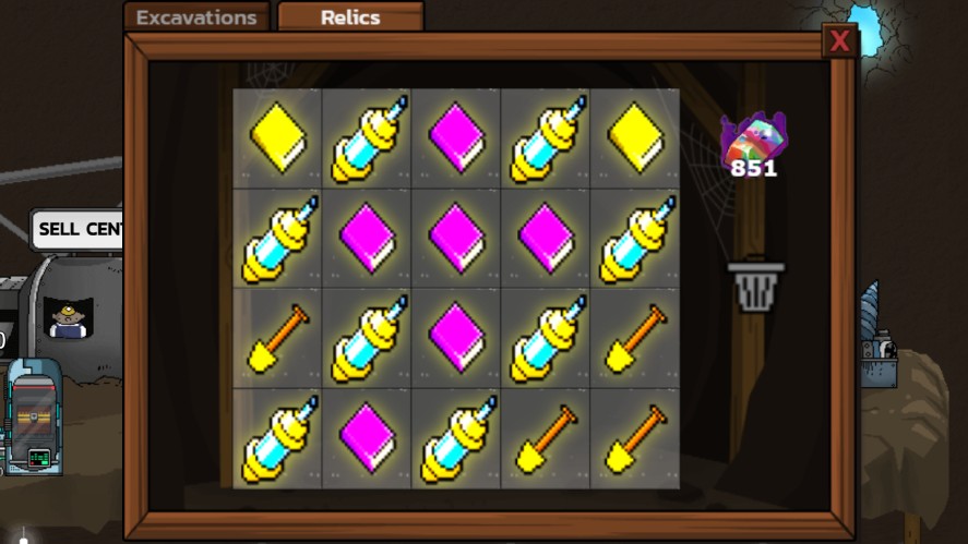 Relics in Mr. Mine