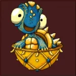 Gold EggHatched Portrait