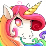 Unicorn portrait