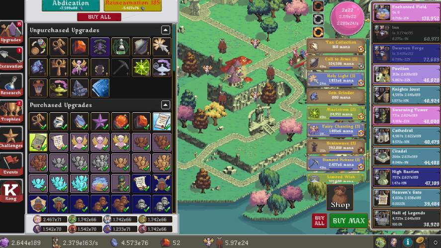 Realm Grinder late game