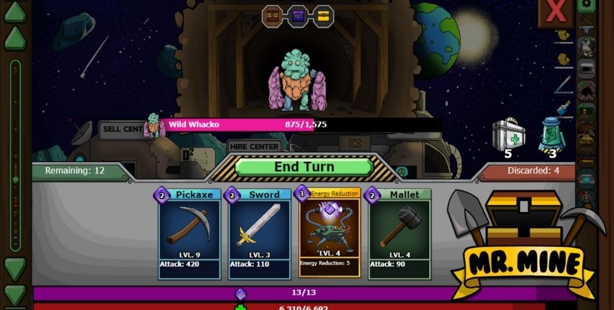 Battle UI in Mr Mine Idle
Mr Mine Idle LOGo