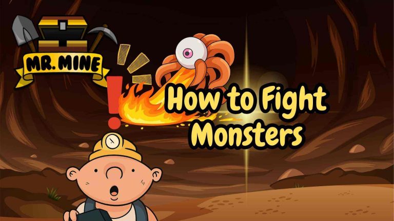 How to Fight Monsters- Mr mine Featured Image - A miner getting attacked by a monster