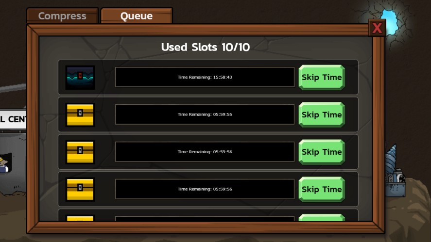 The Chest Compressor's interface